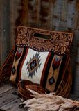 connie_tan_tooled_leather_saddle_blanket_saddleblanket_buckle_american_darling_chocolate_rust_cream_grey_western_cowgirl_handbag_rodeo_bag_fringe_mack_and_co_designs_australia