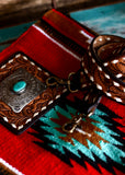 riana_tooled_leather_saddle_blanket_red_turquoise_buckle_buck_stitch_handbag_crossbody_rodeo_western_american_darling_bags_cowgirl_rodeo_mack_and_co_designs_australia