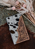 calamity_cowhide_tooled_leather_cowboy_cowgirl_roper_wallet_womens_ladies_mens_purse_western_rodeo_the_design_edge_mack_and_co_designs_australia