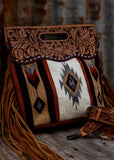 connie_tan_tooled_leather_saddle_blanket_saddleblanket_buckle_american_darling_chocolate_rust_cream_grey_western_cowgirl_handbag_rodeo_bag_fringe_mack_and_co_designs_australia