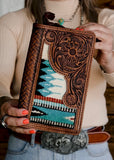 alvaro_saddle_blanket_tooled_leather_organiser_wallet_wristlet_crossody_american_darling_bags_western_cowgirl_mack_and_co_designs_australia