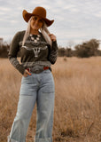 olive_longhorn_sweater_cowgirl_western_cotton_rye_outfitters_america_mack_and_co_designs_australia