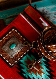 riana_tooled_leather_saddle_blanket_red_turquoise_buckle_buck_stitch_handbag_crossbody_rodeo_western_american_darling_bags_cowgirl_rodeo_mack_and_co_designs_australia