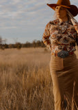 westerly_corduroy_skirt_camel_western_cowgirl_mack_and_co_designs_australia