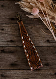 wristlet_american_darling_tooled_leather_handpainted_keyring_bag_tag_keychain_western_buckstitch_mack_and_co_designs_australia