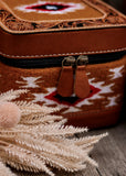 Rhiannon Saddle Blanket Jewellery Case in Tan