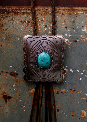 leather_concho_bolo_necklace_american_darling_turquoise_genuine_western_cowboy_cowgirl_mack_and_co_designs_australia