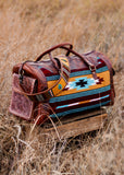 lorraine_saddle_blanket_antique_tooled_leather_buckstitch_overnight_travel_bag_american_darling_western_mack_and_co_designs_australia