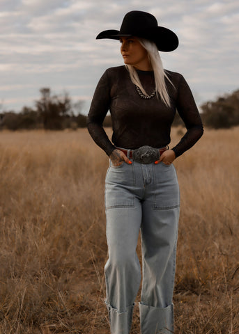 the_boot_stitch_western_cowgirl_rodeo_mesh_top_mack_and_co_designs_australia