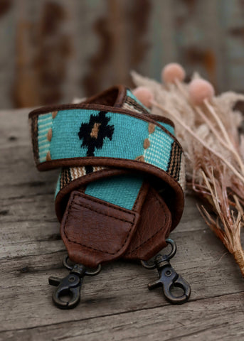american_darling_saddle_blanket_leather_bag_western_strap_turquoise_rodeo_mack_and_co_designs_australia