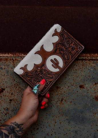 Cactus Cowhide Wallet