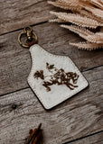 cowhide_keyring_keychain_bucking_bronco_branded_american_darling_rodeo_western_cowboy_leather_mack_and_co_designs_australia