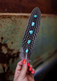 Turquoise Hat Feather