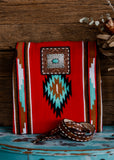 riana_tooled_leather_saddle_blanket_red_turquoise_buckle_buck_stitch_handbag_crossbody_rodeo_western_american_darling_bags_cowgirl_rodeo_mack_and_co_designs_australia