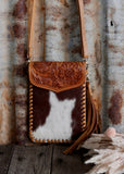 zorah_cowhide_phone_mobile_telephone_crossbody_bag_tan_brown_tooled_leather_tassel_cowgirl_clutch_mack_and_co_designs_australia