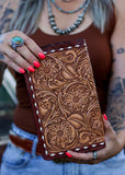 alvaro_organiser_wallet_tooled_leather_saddle_blanket_western_american_darling_bags_wristlet_clutch_crossbody_mack_and_co_designs_australia