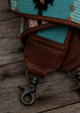 american_darling_saddle_blanket_leather_bag_western_strap_turquoise_rodeo_mack_and_co_designs_australia