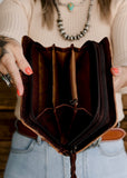 alvaro_organiser_wallet_tooled_leather_saddle_blanket_western_american_darling_bags_wristlet_clutch_crossbody_mack_and_co_designs_australia