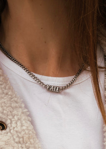 DD Y’all Choker Necklace - Sterling Silver